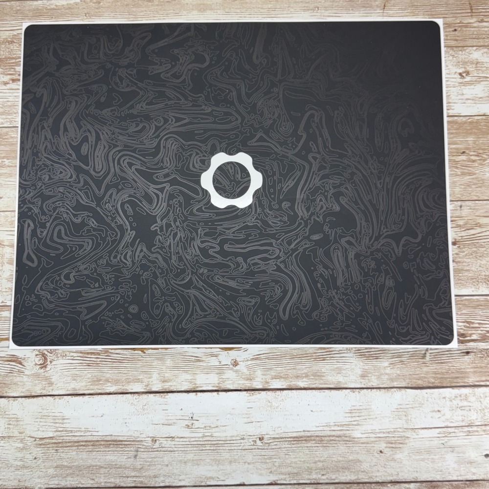 dbrand Laptop Skin Unisex OS Black‎ Damascus Framework 13 Top Lid Wrap